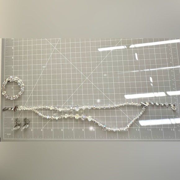 Beautiful vintage aurora borealis necklace lot - Picture 10 of 13